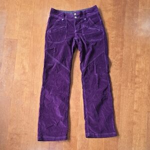 Athleta Women's Wool Duster purple pants EUC size 2